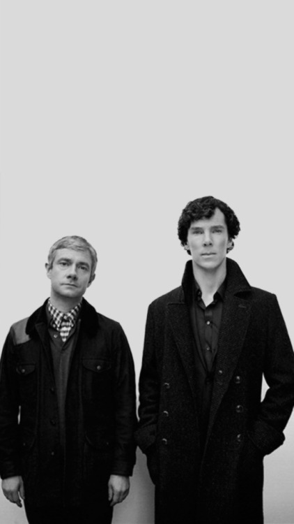 Sherlock Black And White WallpaperUse