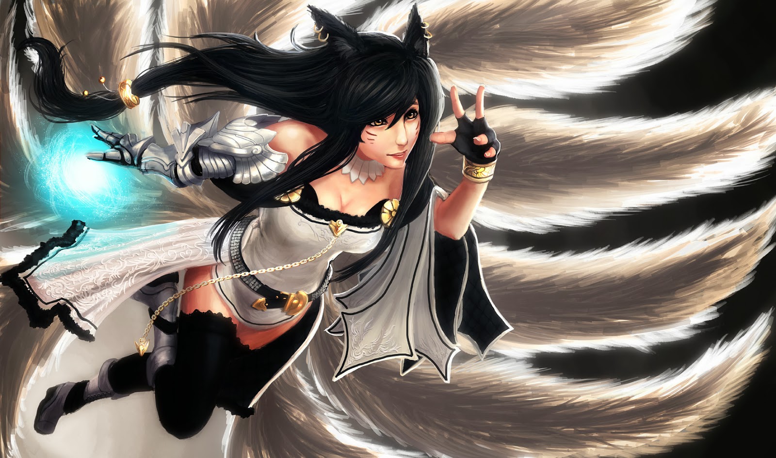 Black Ahri Wallpaperuse