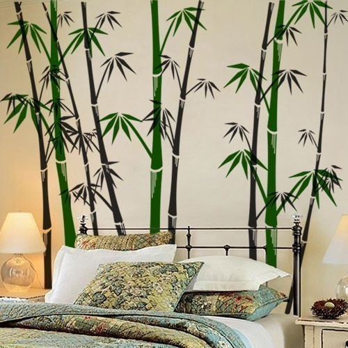 Jual Wall Stiker Bambu Murah Wall Painting Bamboo Design WallpaperUse