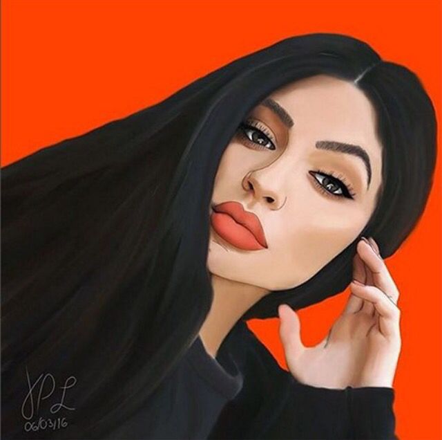 Kylie Jenner Drawings Wallpaperuse