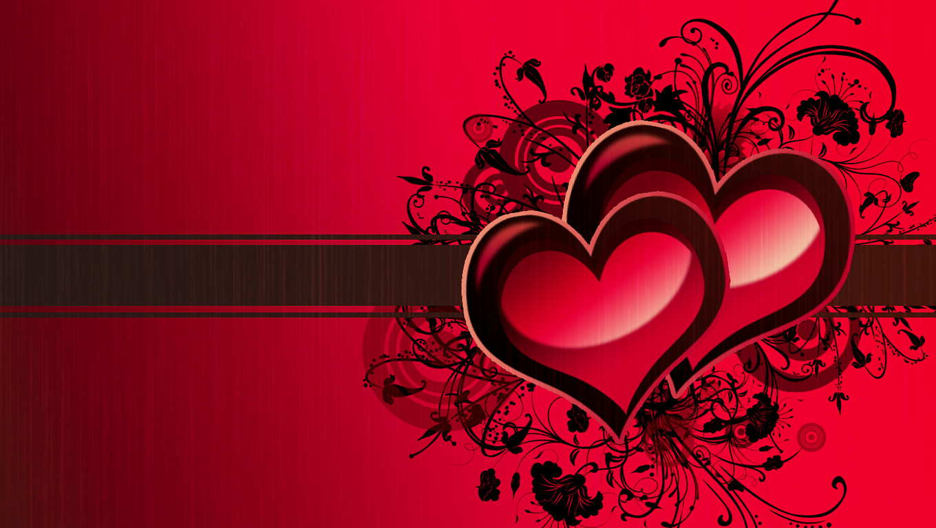 壁紙hd愛,心臓,赤,バレンタイン・デー,愛,心臓