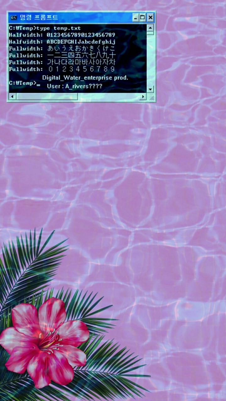 carta da parati vaporwave,rosa,pianta,fiore,font,immagine dello schermo