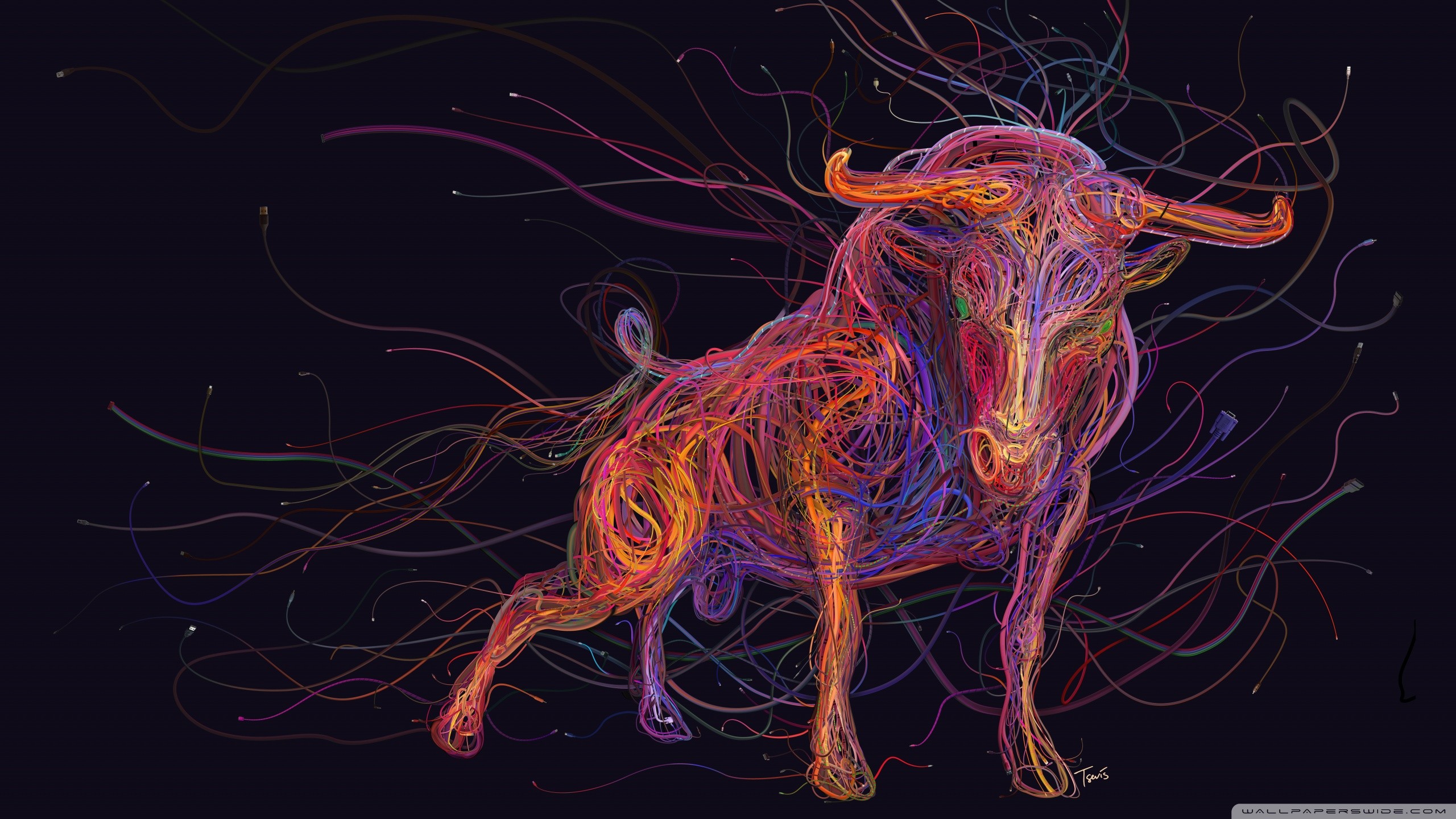 taurus wallpaper,toro,ilustración,diseño gráfico,cabras,gráficos