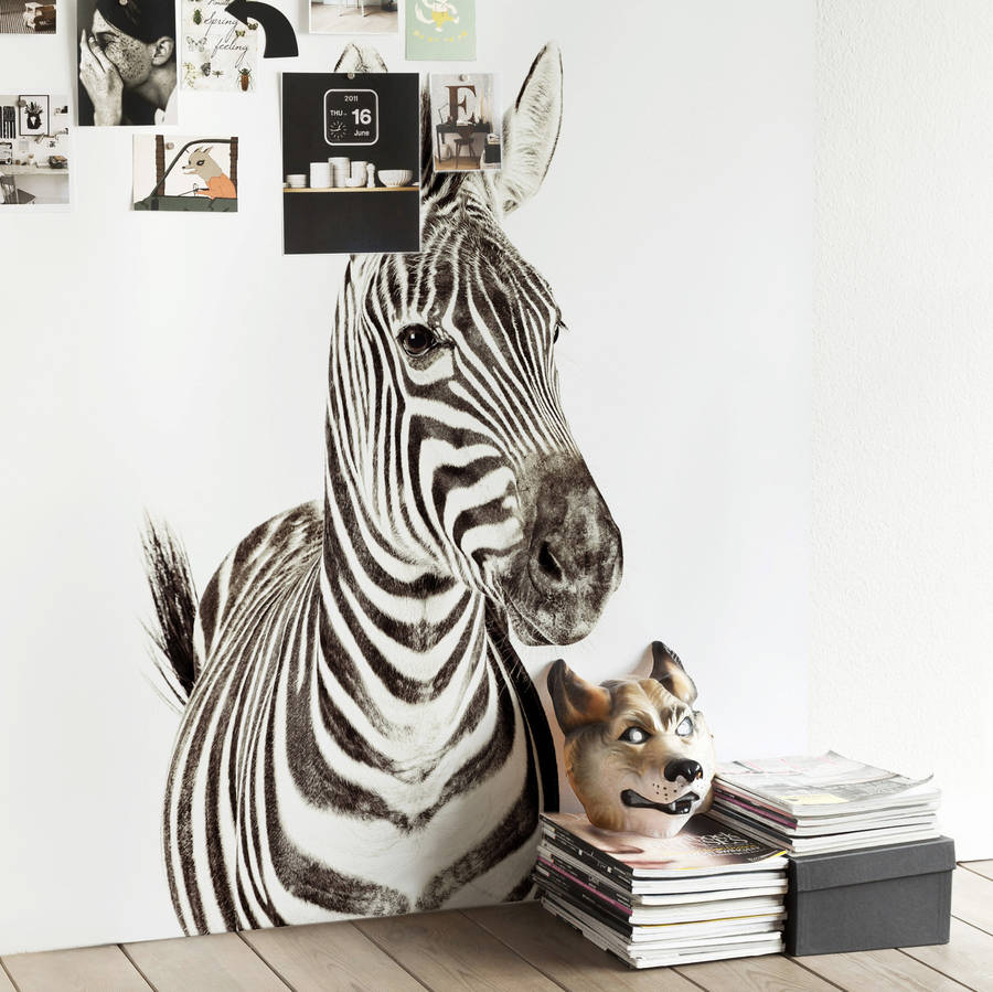 papel pintado magnético,cebra,fauna silvestre,en blanco y negro,figura animal,habitación