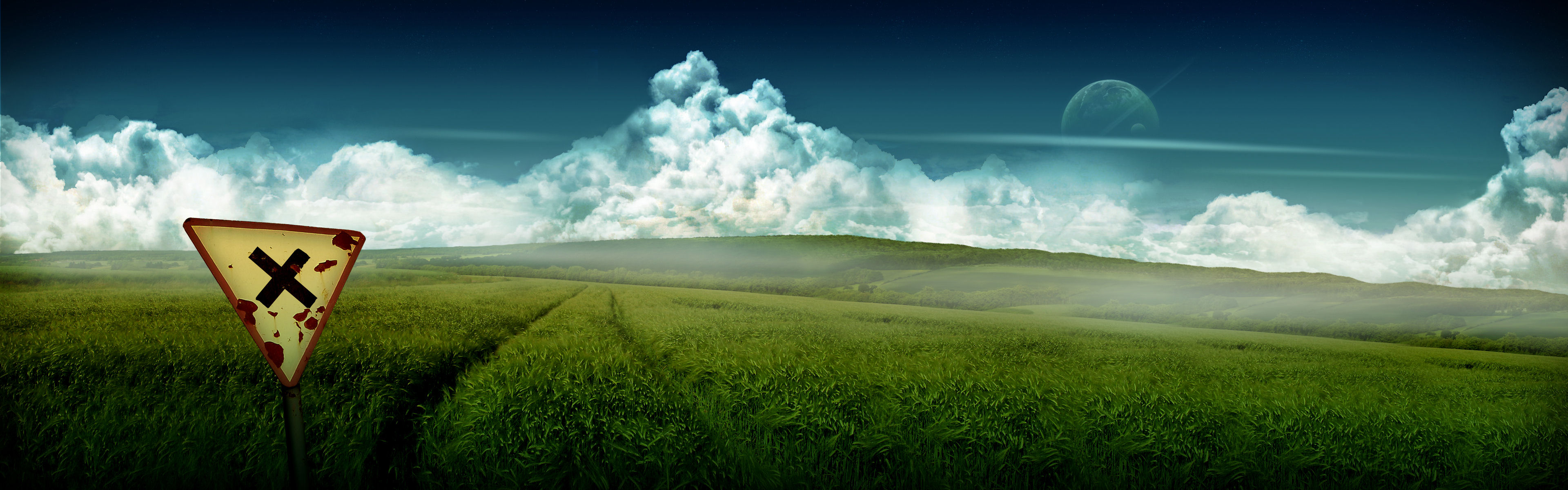 doble fondo de pantalla,pradera,paisaje natural,cielo,naturaleza,verde