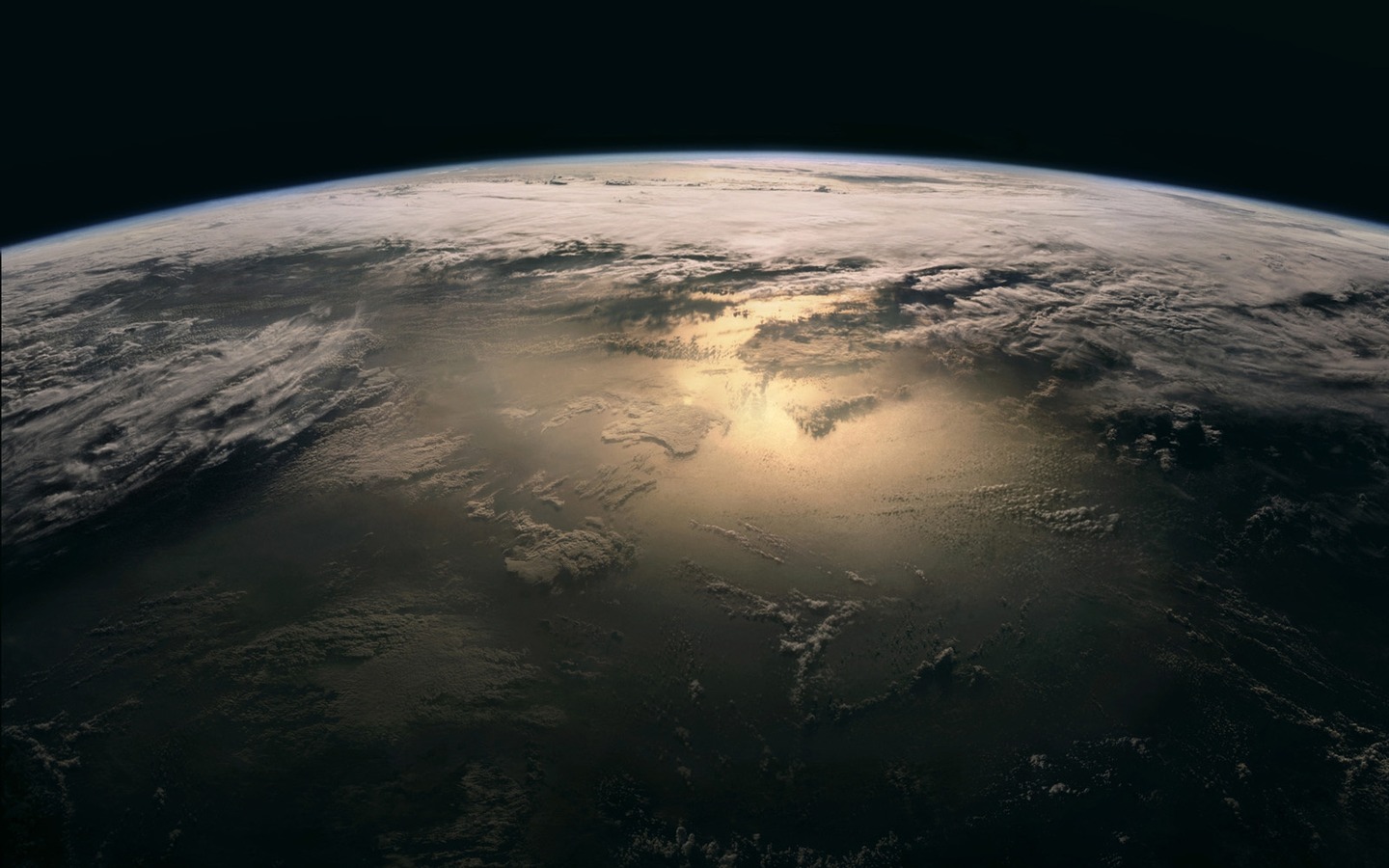 fond d'écran 1440x900,atmosphère,cosmos,terre,planète,objet astronomique
