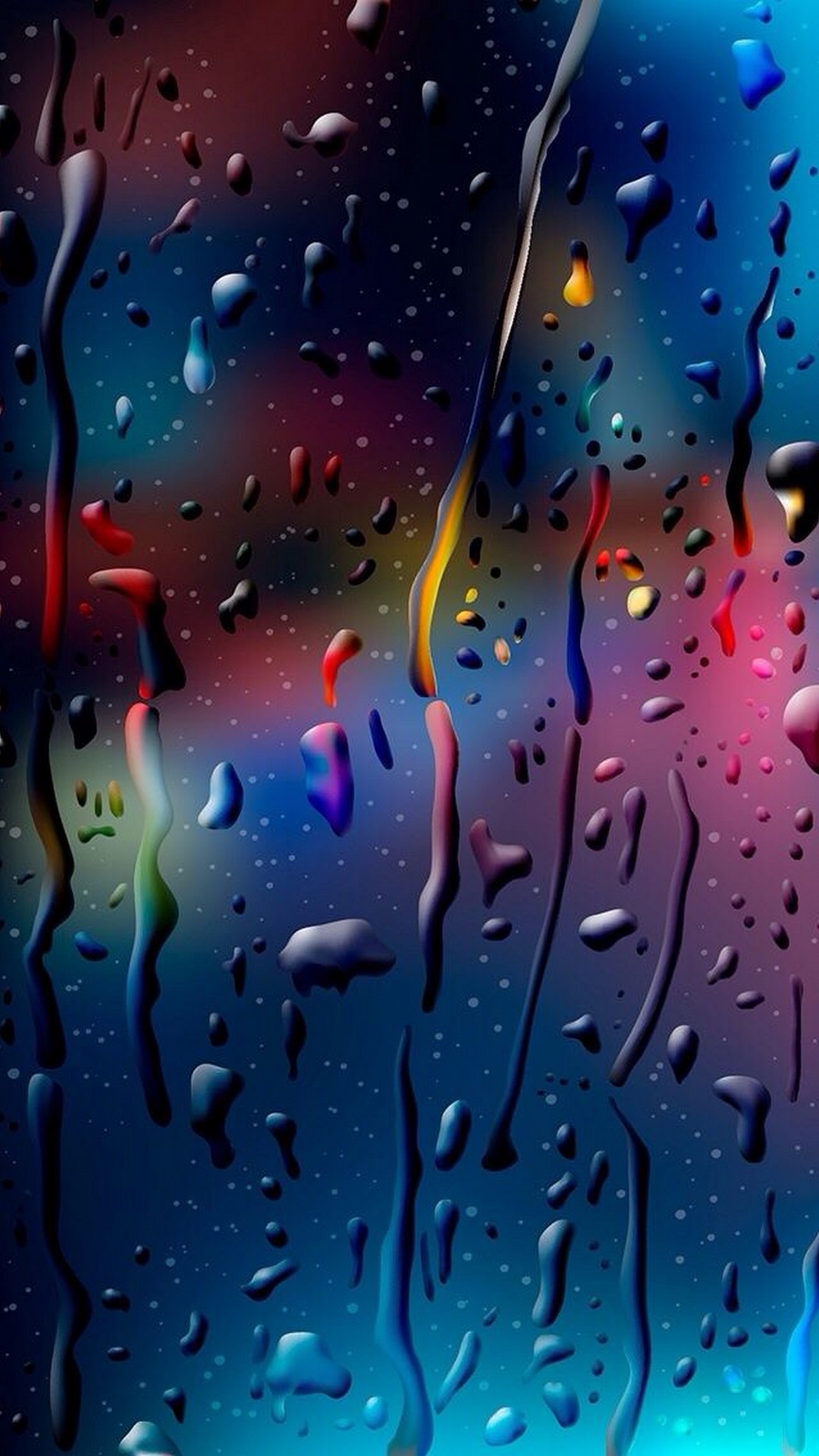5秒の壁紙 水 青い 雨 空 落とす Wallpaperuse