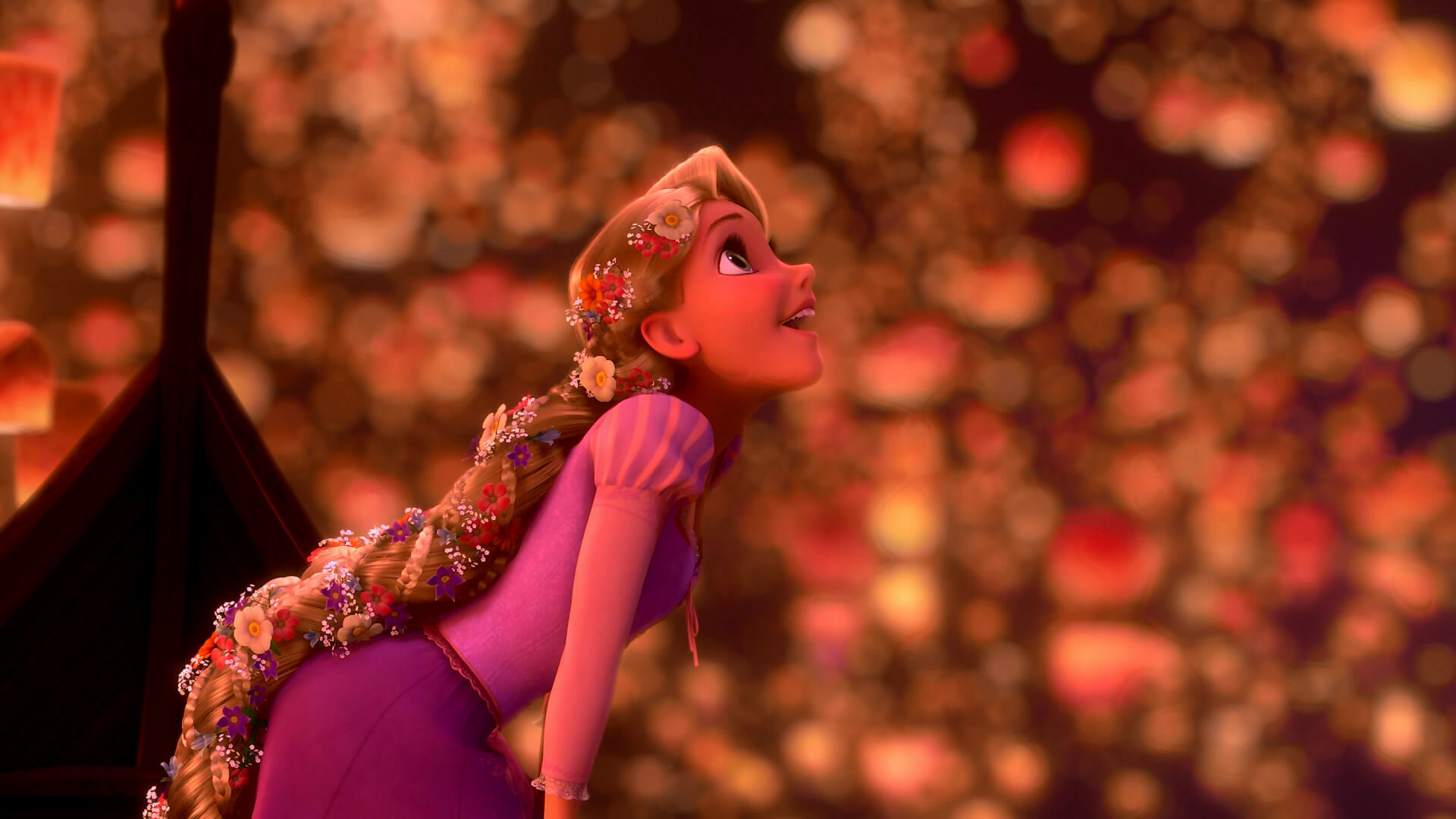 fondo de pantalla de rapunzel,rosado,rojo,actuación,árbol,animación