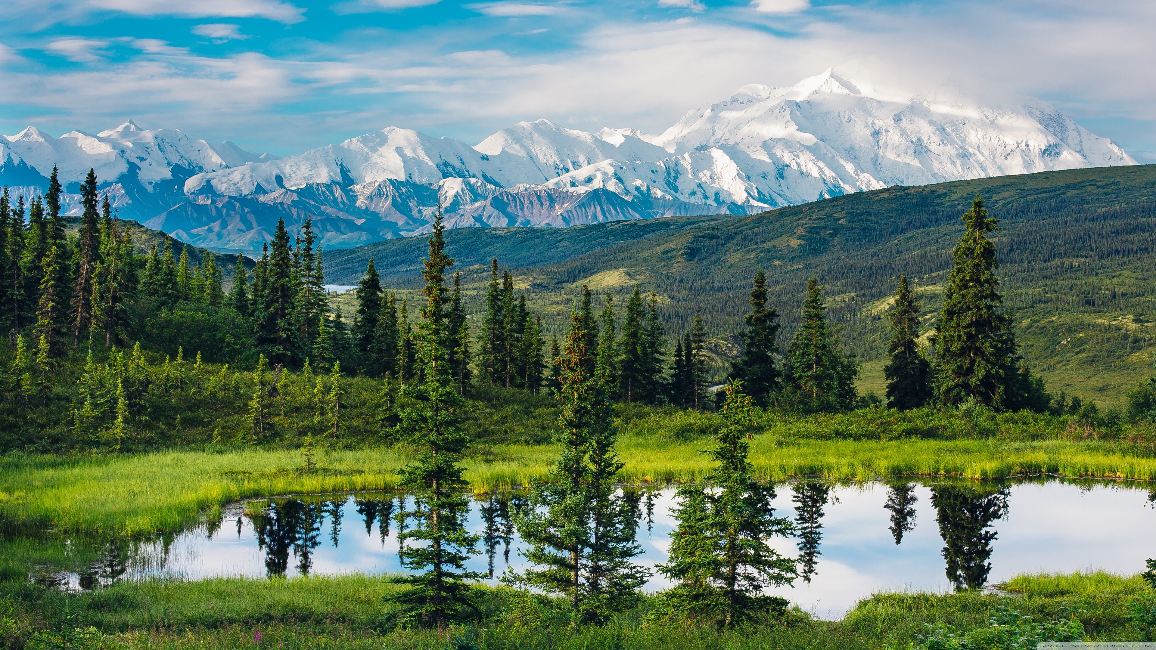 carta da parati dell'alaska,montagna,paesaggio naturale,natura,catena montuosa,cielo