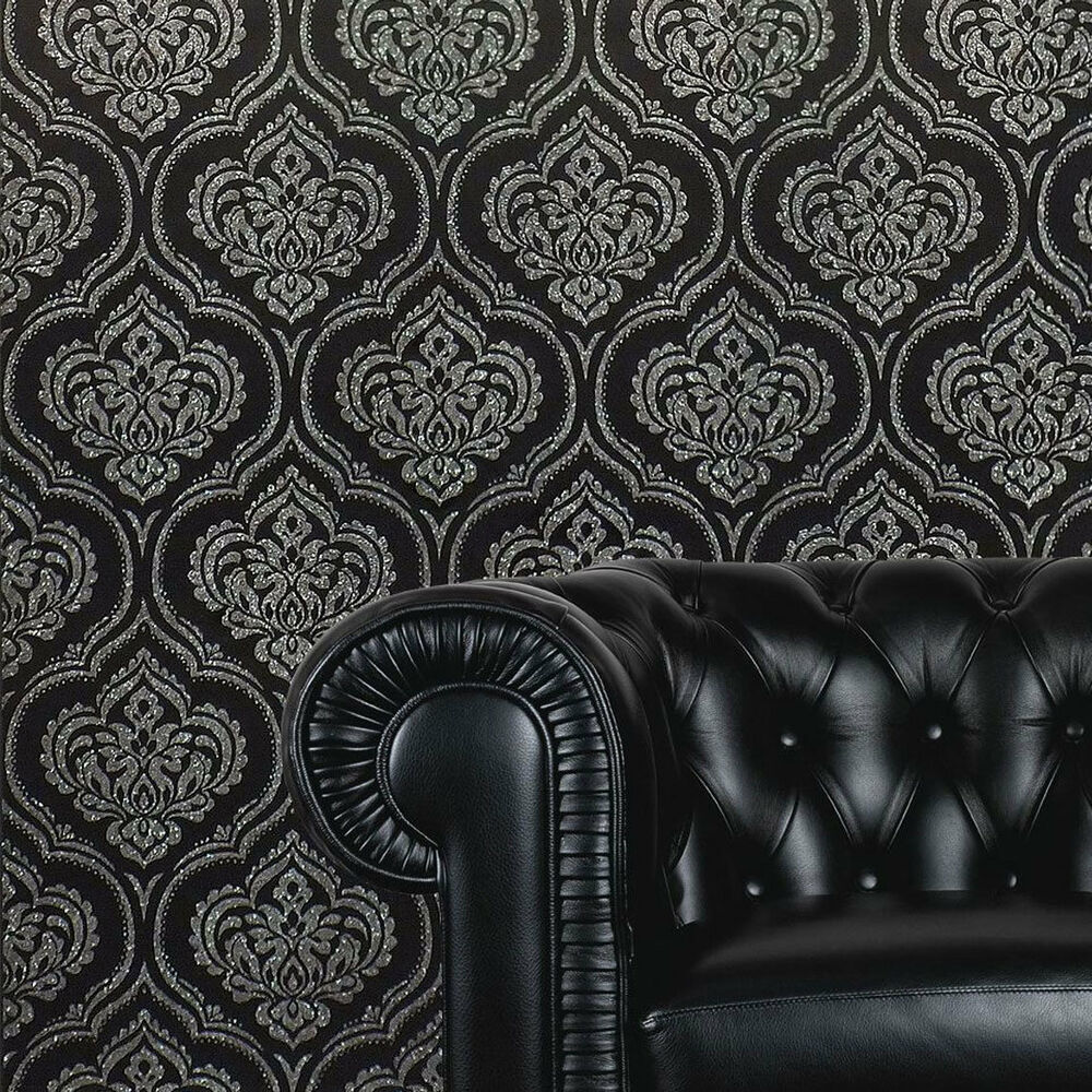 黒と銀の壁紙 黒 壁紙 パターン 壁 設計 Wallpaperuse