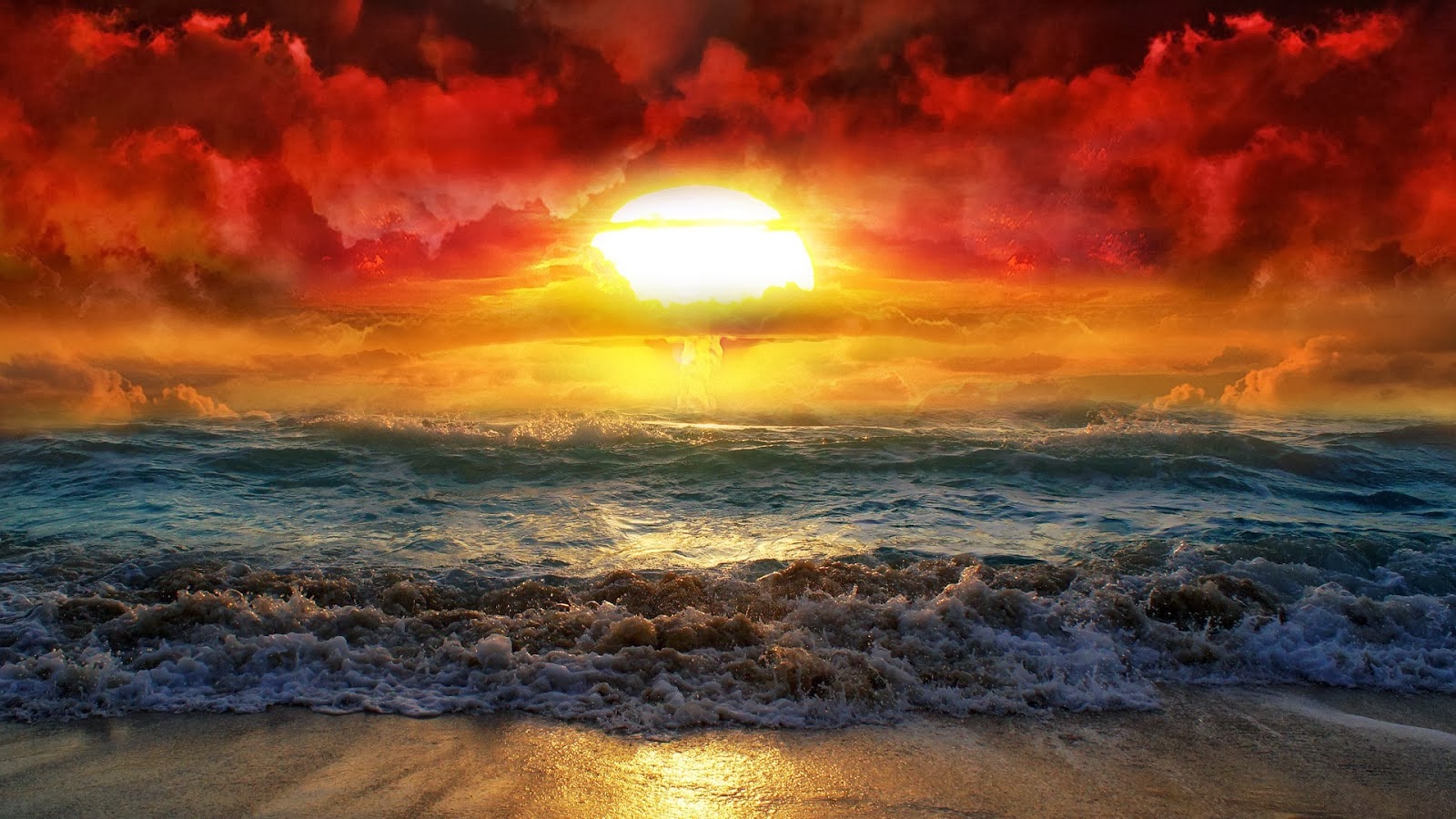 fondo de pantalla hd pantalla ancha,cielo,naturaleza,horizonte,mar,puesta de sol