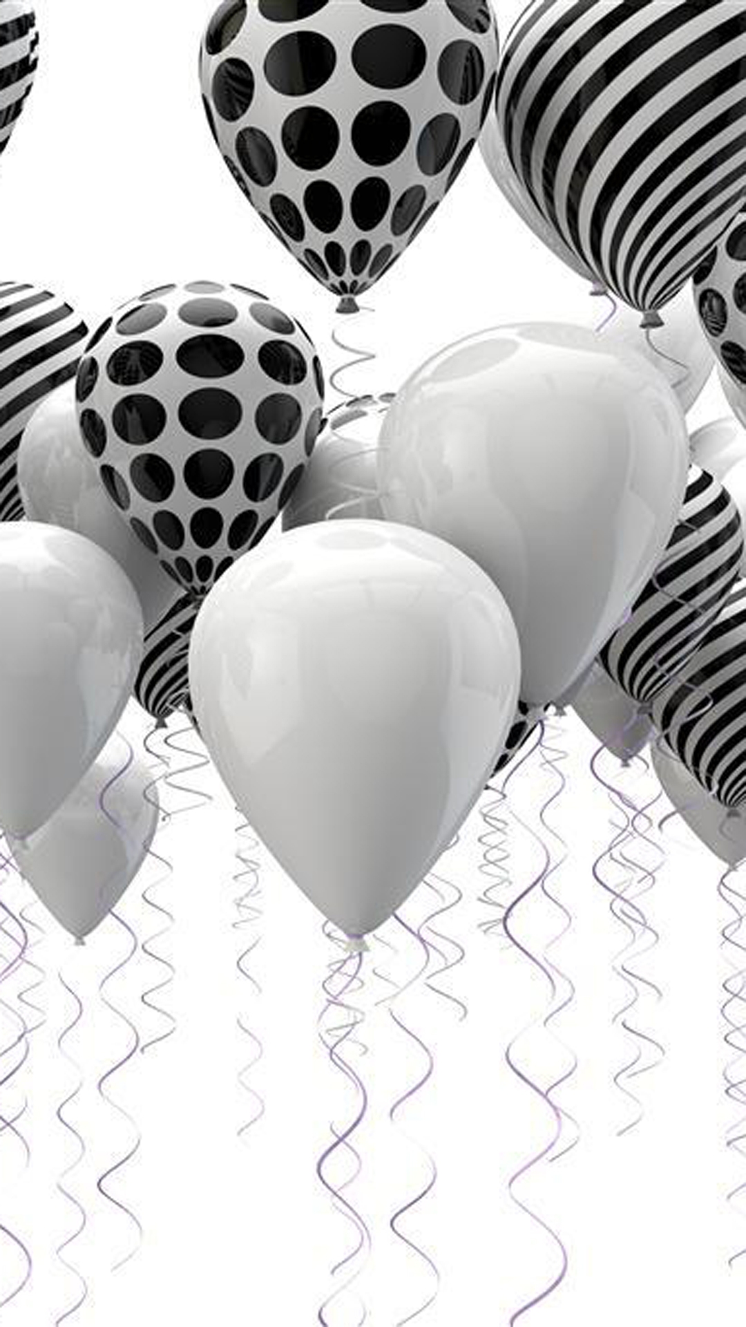juicywallpapers,palloncino,bianco e nero,rifornimento del partito,cuore,fotografia in bianco e nero