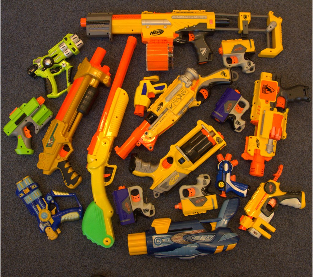 너프이 벽지,총,총기,장난감