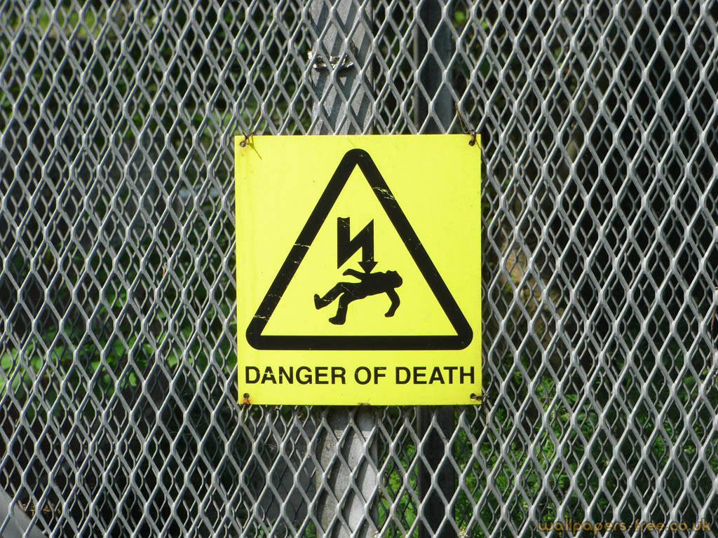 Danger Of Death Sign - Michael Fenne David Kim Stanley- WallpaperUse