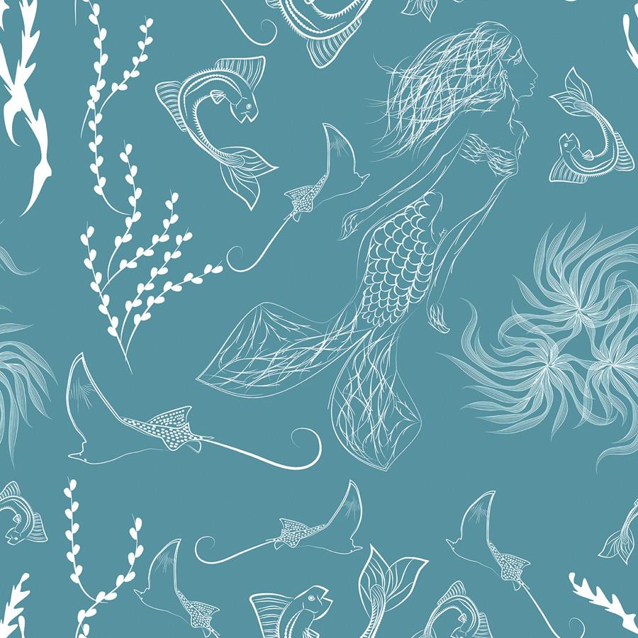 mermaid wallpaper,aqua,pattern,turquoise,teal,design
