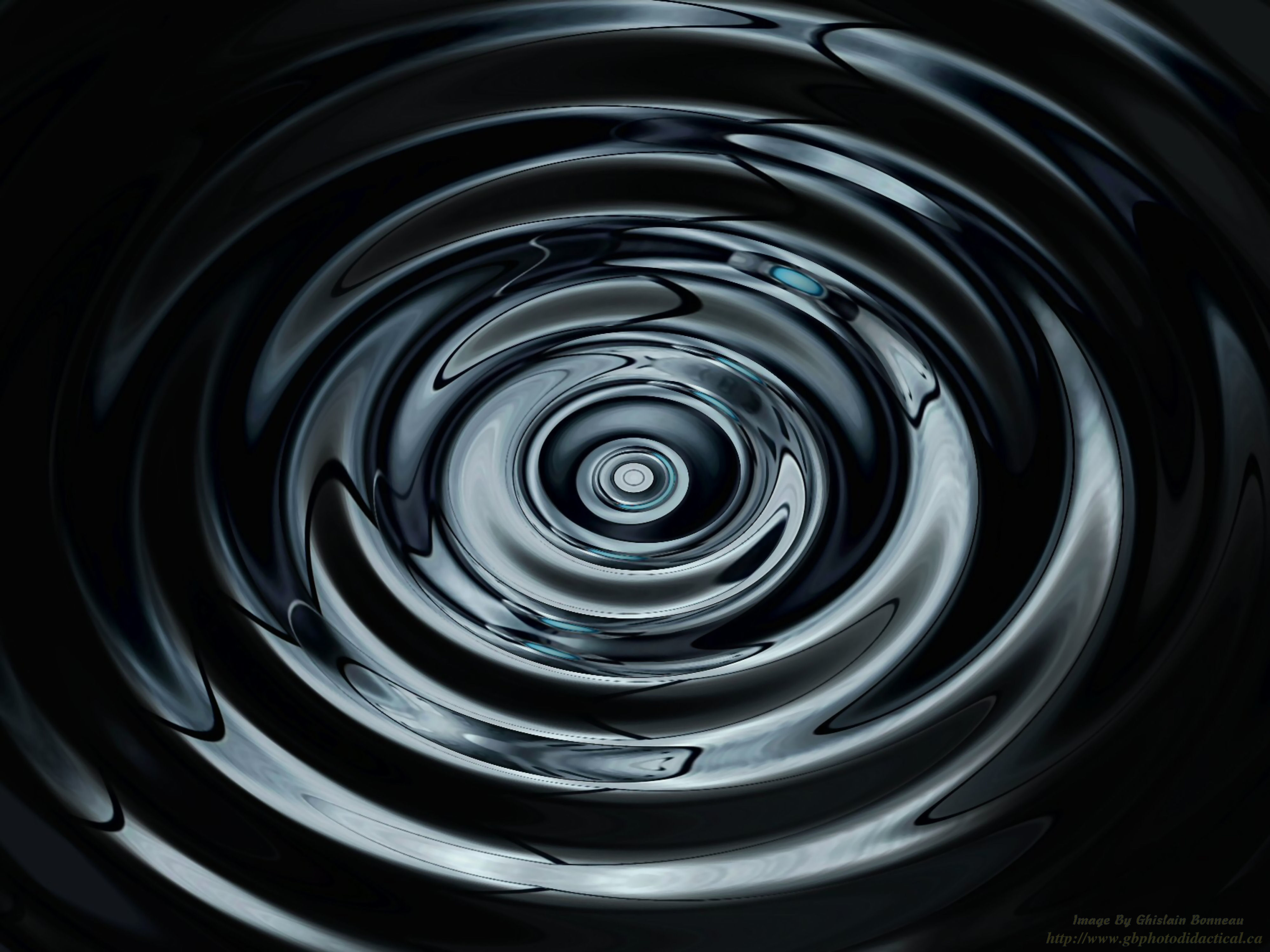 papier peint ondulation,l'eau,noir,noir et blanc,monochrome,vortex