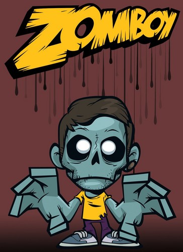 fond d'écran zomboy,dessin animé,fiction,personnage fictif,dessin animé,animation