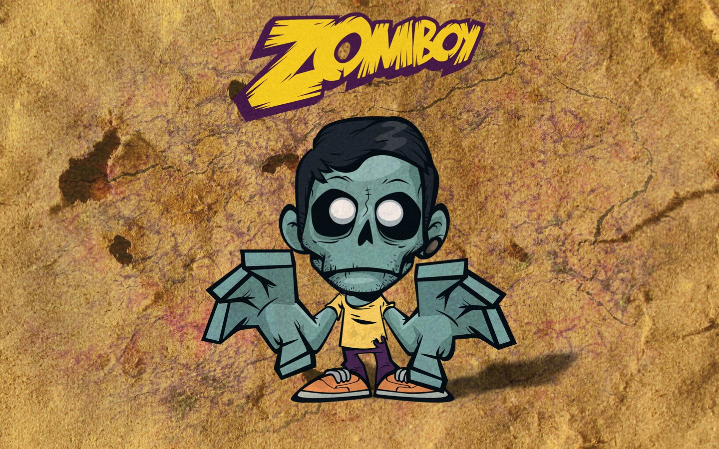 carta da parati zomboy,cartone animato,cartone animato,personaggio fittizio,animazione,illustrazione