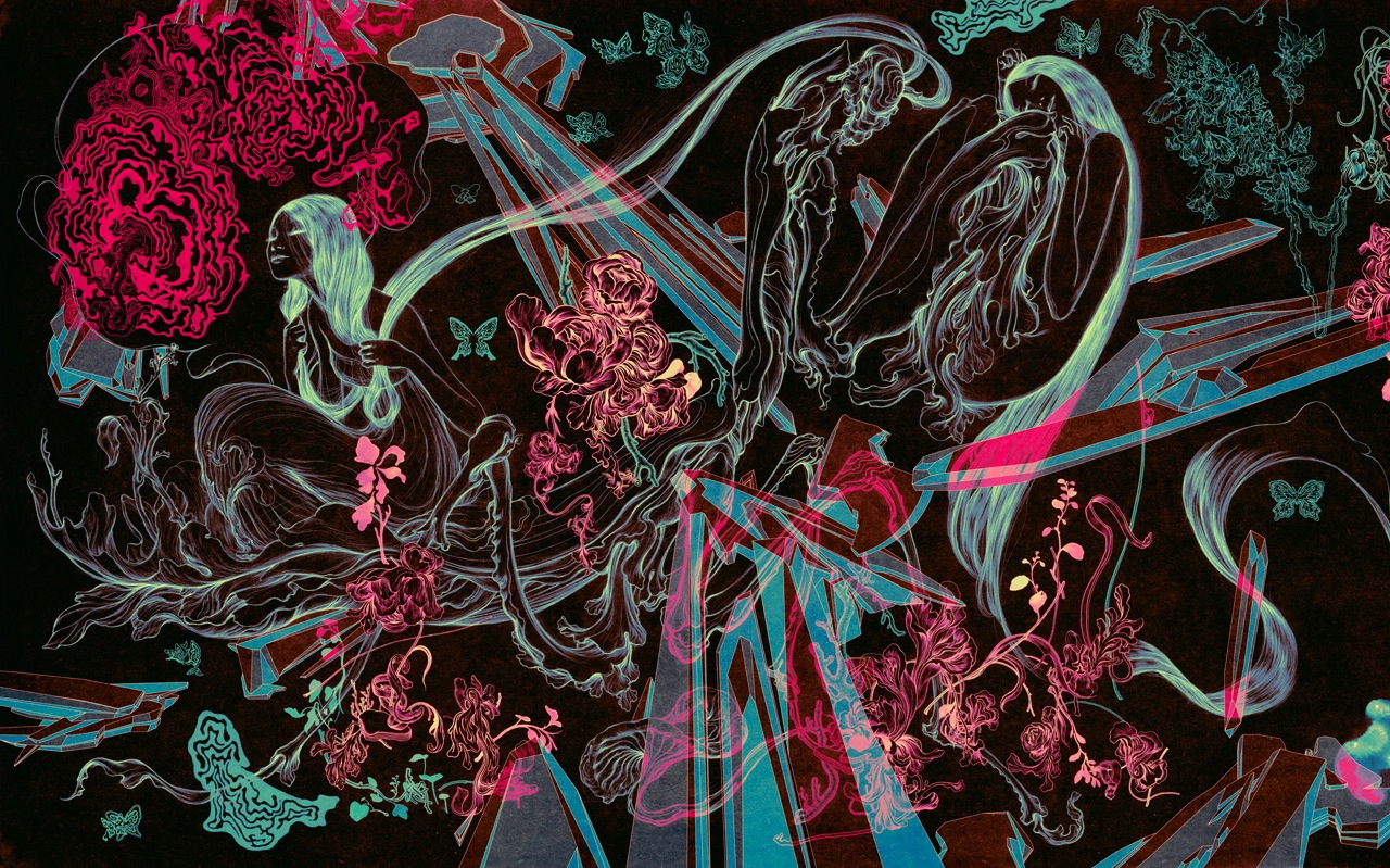 James Jean Velum Mural Blitz Lane Crawford Hong - James Jean- WallpaperUse