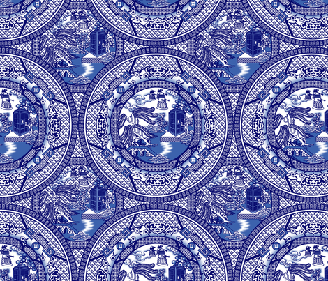 Willow Pattern Wallpaper- WallpaperUse