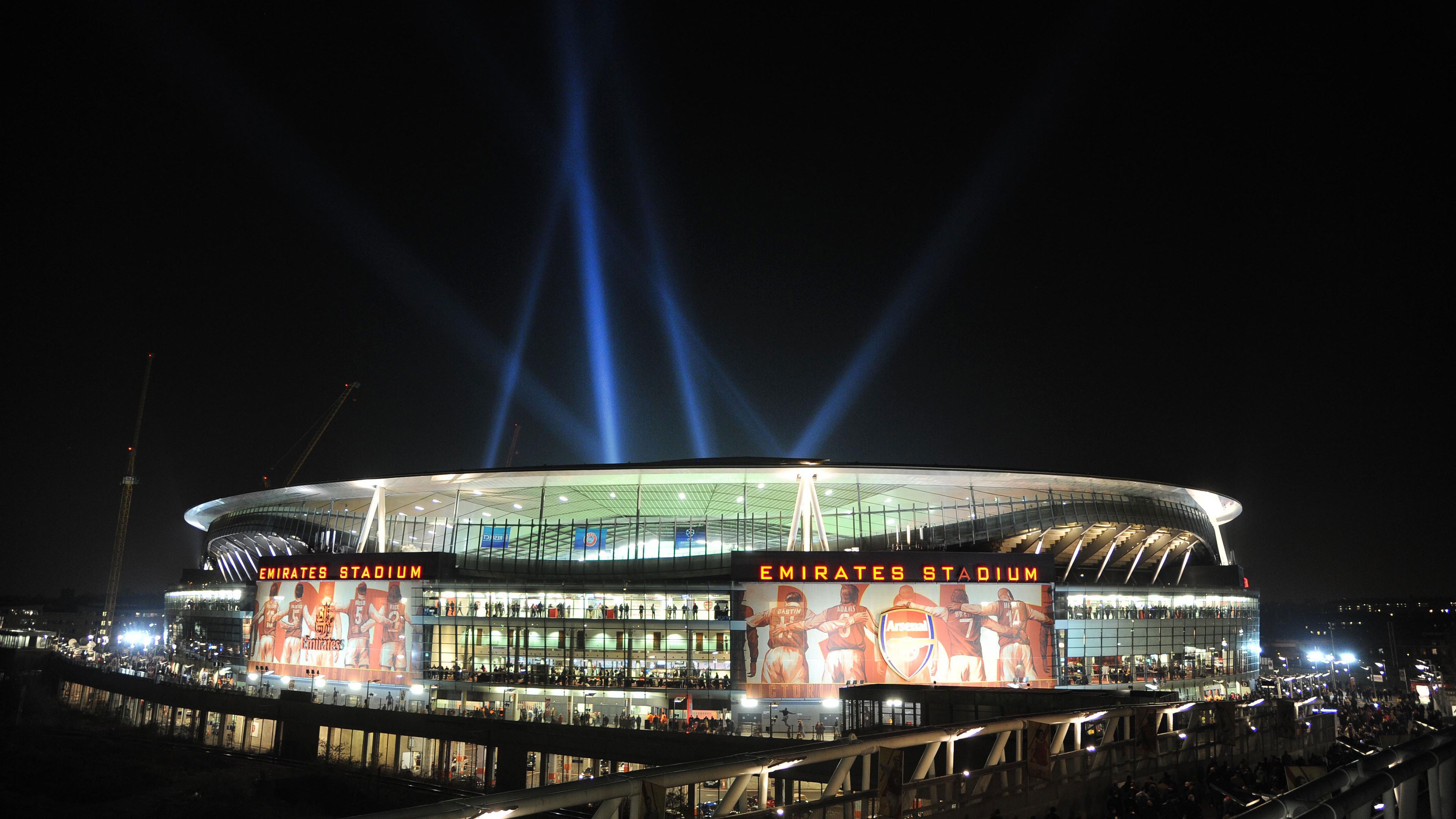 fond d'écran emirates hd,stade,stade spécifique au football,lumière,nuit,architecture