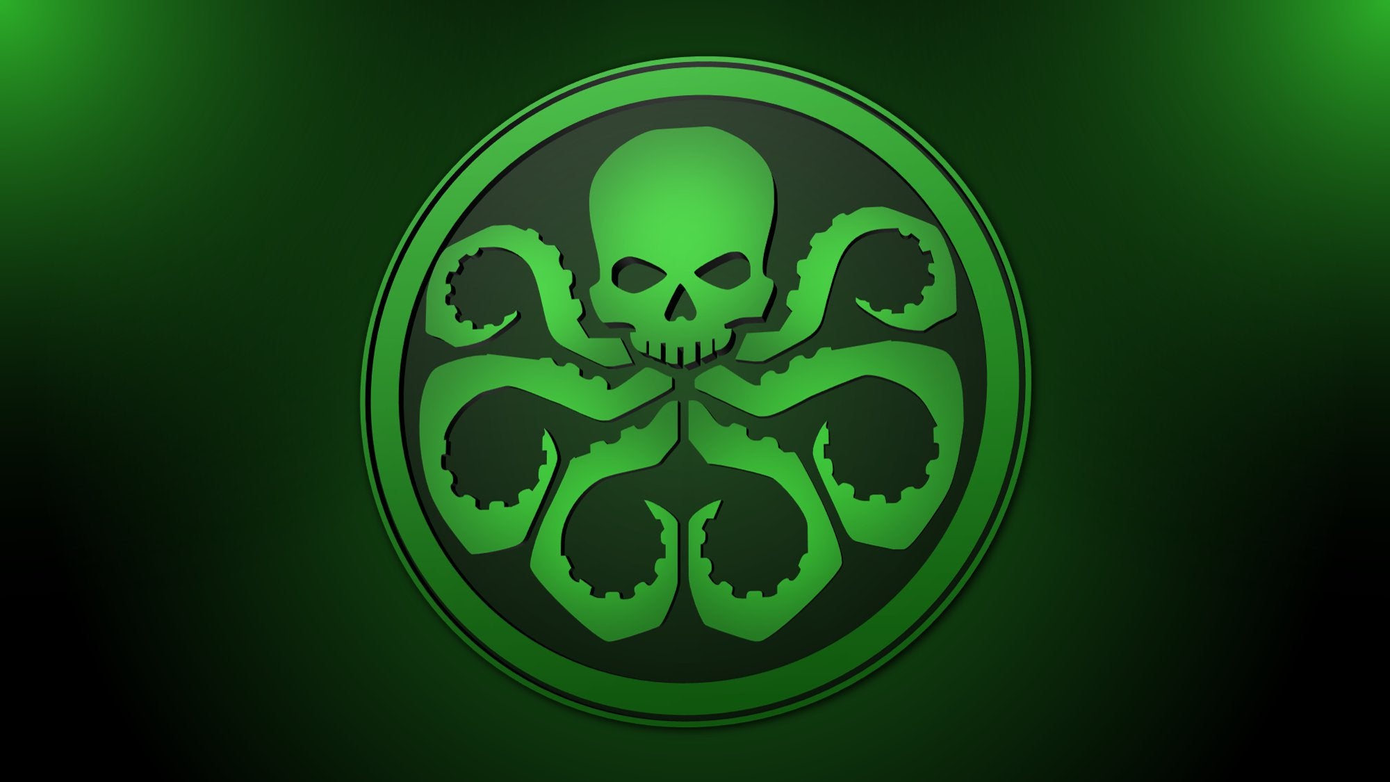 carta da parati hidra,verde,cranio,osso,simbolo,emblema