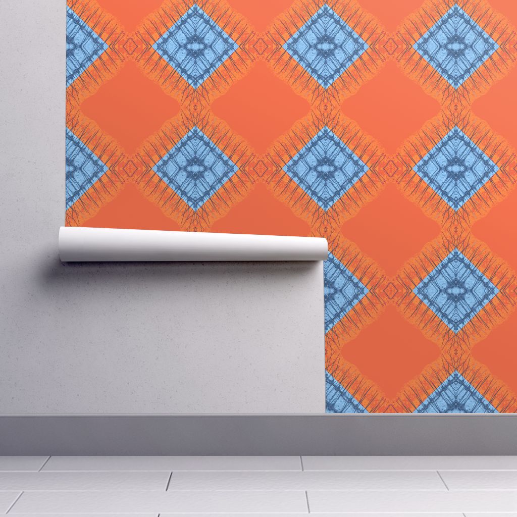 fond d'écran de climatiseur,bleu,orange,turquoise,modèle,mur