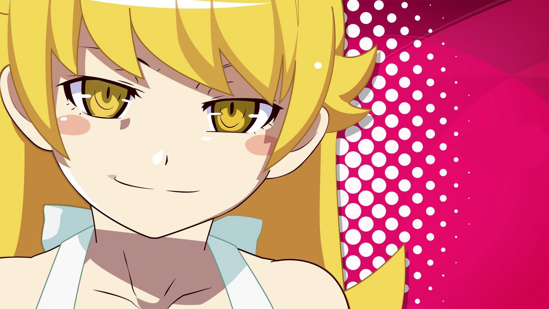 fondo de pantalla de shinobu,dibujos animados,anime,amarillo,línea,boca