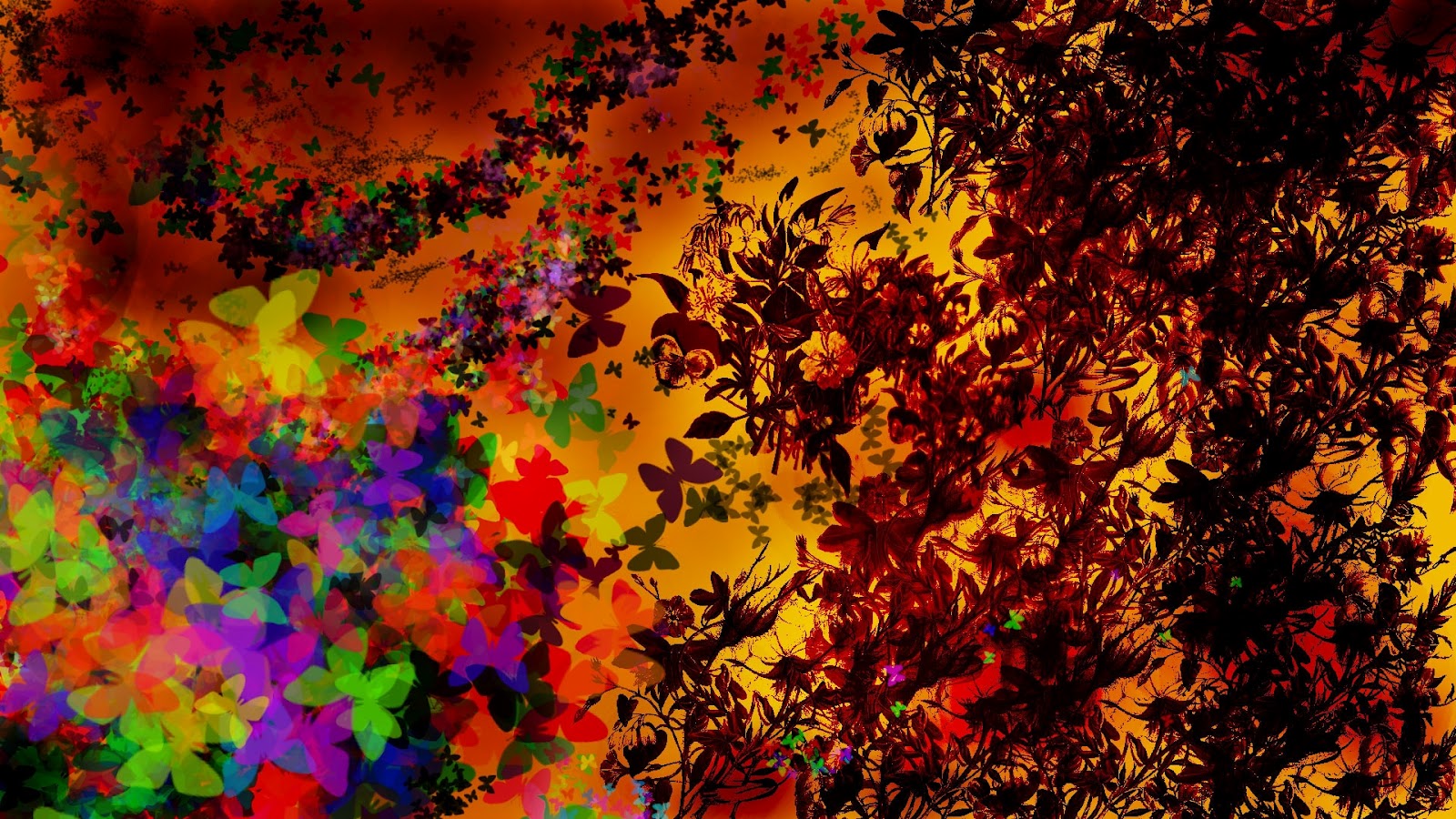 fond d'écran texturas,couleur,rouge,orange,art fractal,ciel