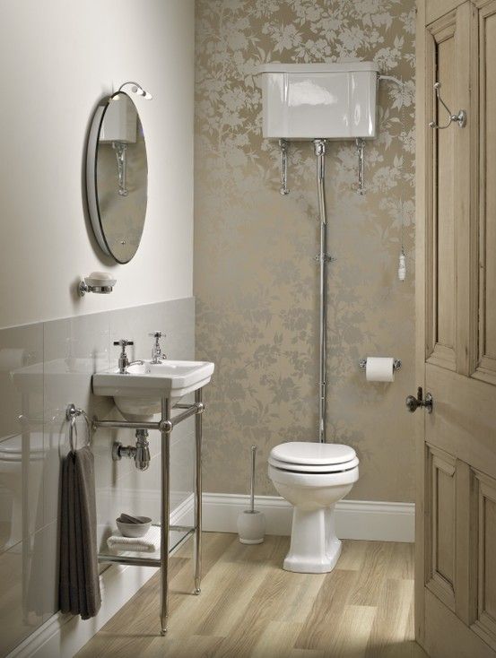 Decorating Ideas Small Cloakrooms- WallpaperUse