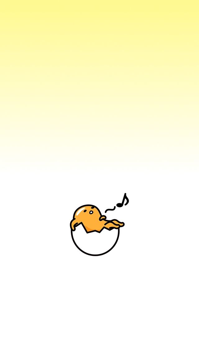 fondo de pantalla del teléfono gudetama,amarillo,dibujos animados,ilustración,pato