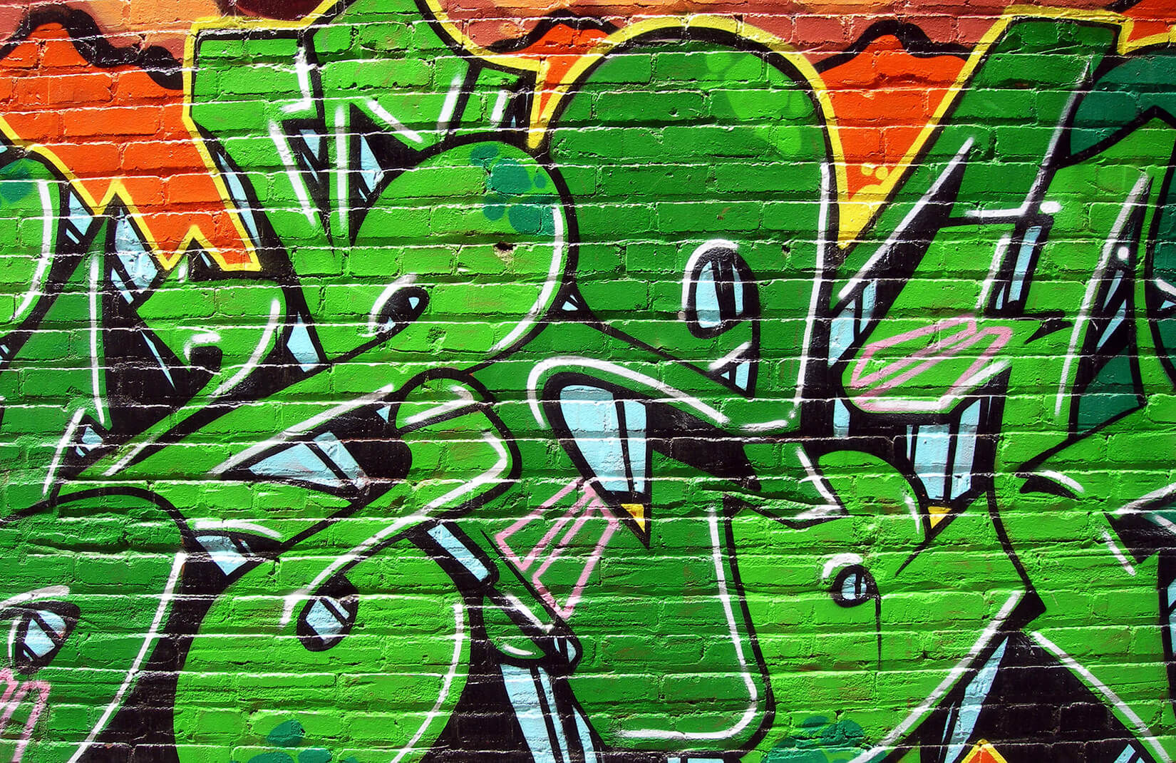 carta da parati in mattoni graffiti,verde,graffiti,arte,arte di strada,font