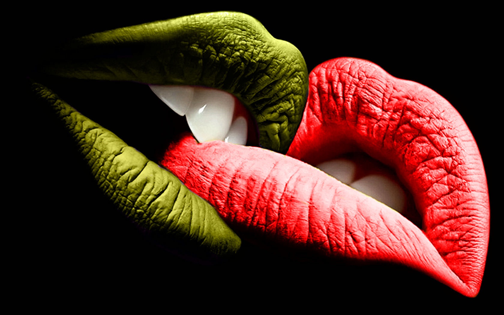 Lippen Kuss Wallpaper Herunterladen Lippe Rot Mund Nahansicht
