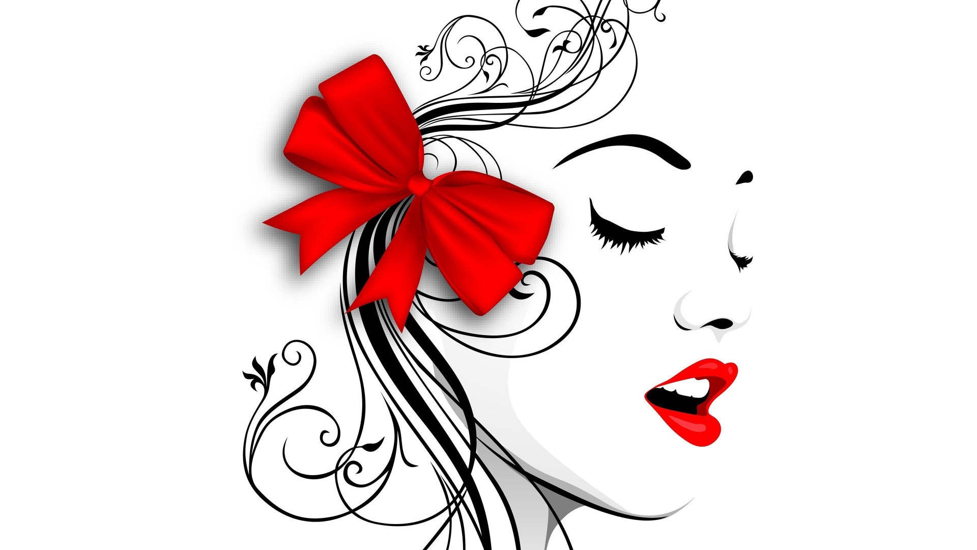tapete bibir,gesicht,rot,kopf,illustration,lippe