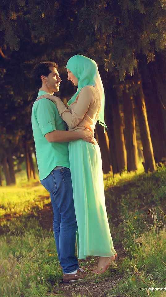 fond d'écran couple musulman,vert,photographier,romance,interaction,étreinte