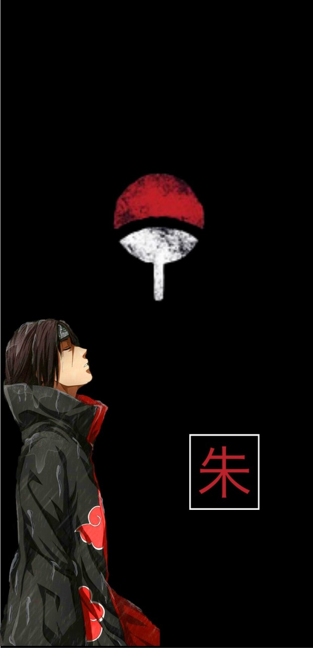 fondo de pantalla de itachi,rojo,ilustración,fuente,paraguas,arte