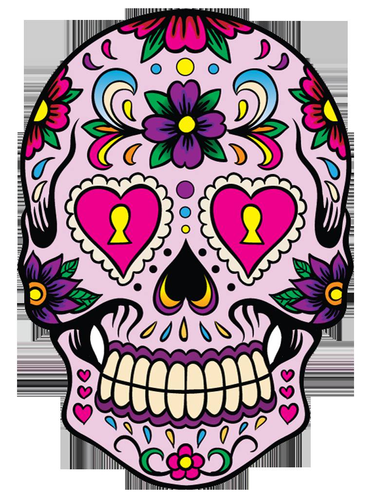 fond d'écran caveira mexicana,crâne,os,violet,conception,modèle