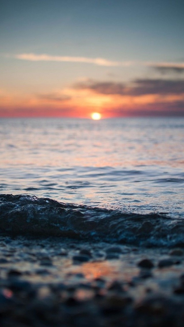 amanecer iphone fondo de pantalla,horizonte,cielo,cuerpo de agua,mar,oceano