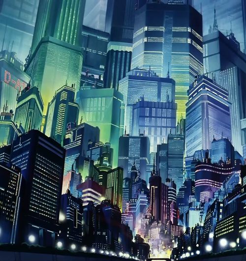 fond d'écran néo tokyo,paysage urbain,zone métropolitaine,ville,zone urbaine,gratte ciel