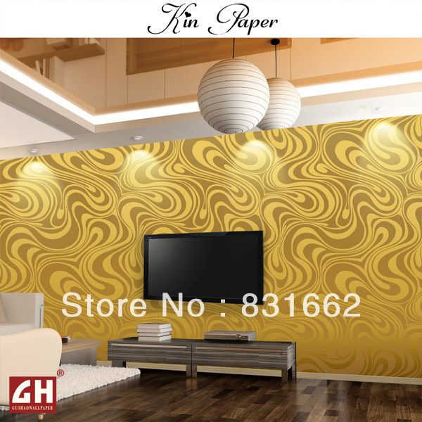 soundproof wallpaper b&q,wall,wallpaper,yellow,living room,room