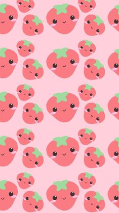 süße erdbeertapete,rosa,muster,orange,geschenkpapier,design