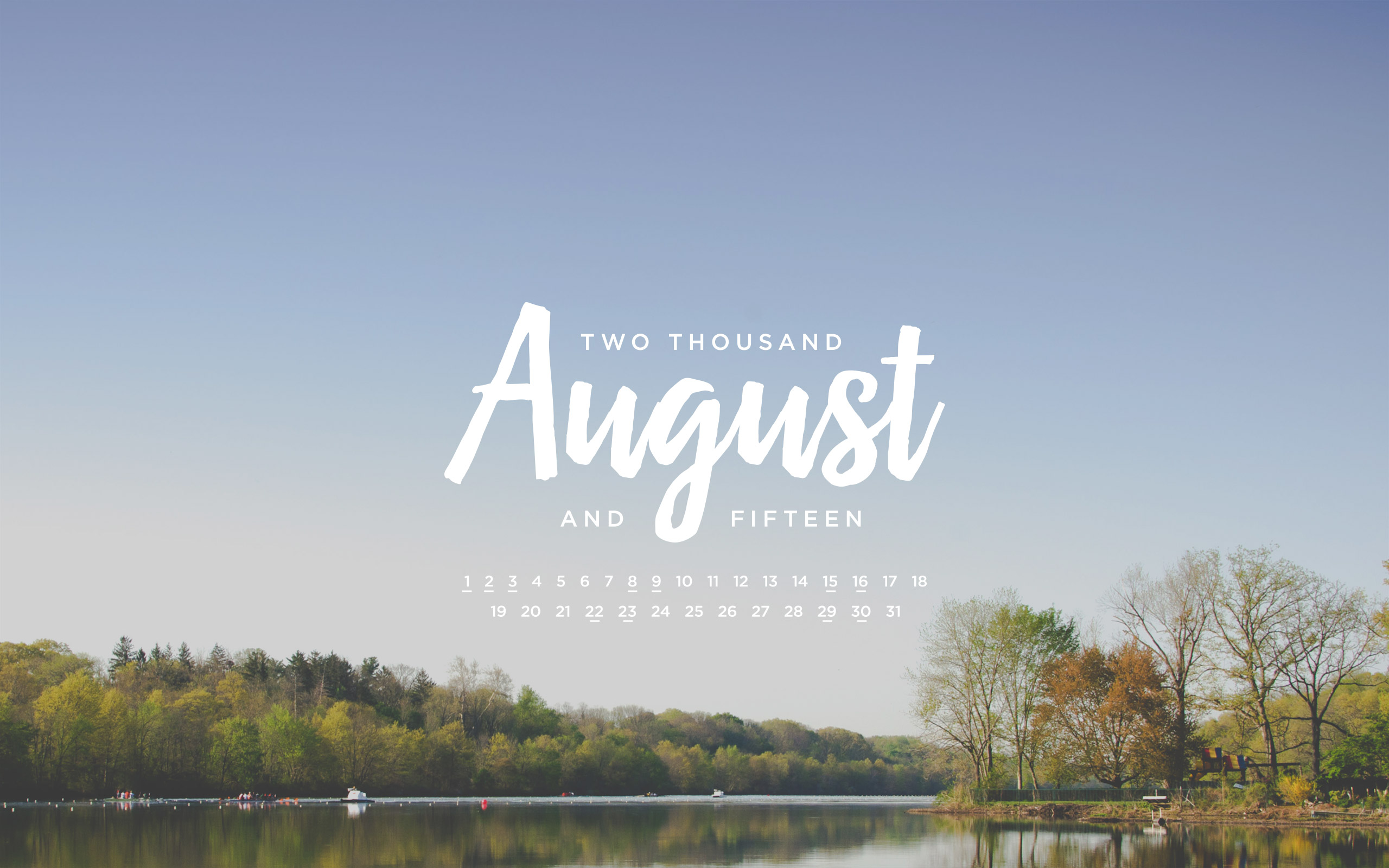 Cute Calendar Wallpapers August- WallpaperUse