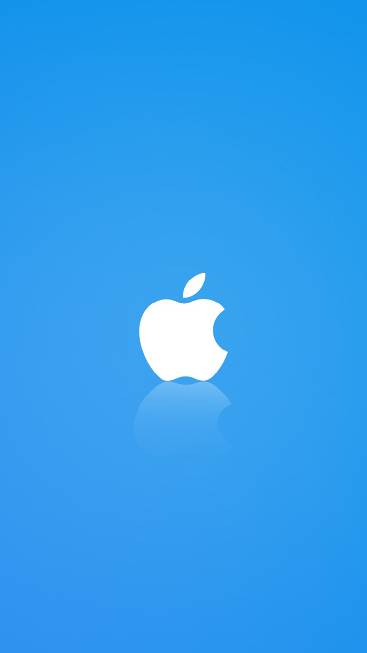 Fondos De Pantalla Azul Apple 4k- WallpaperUse