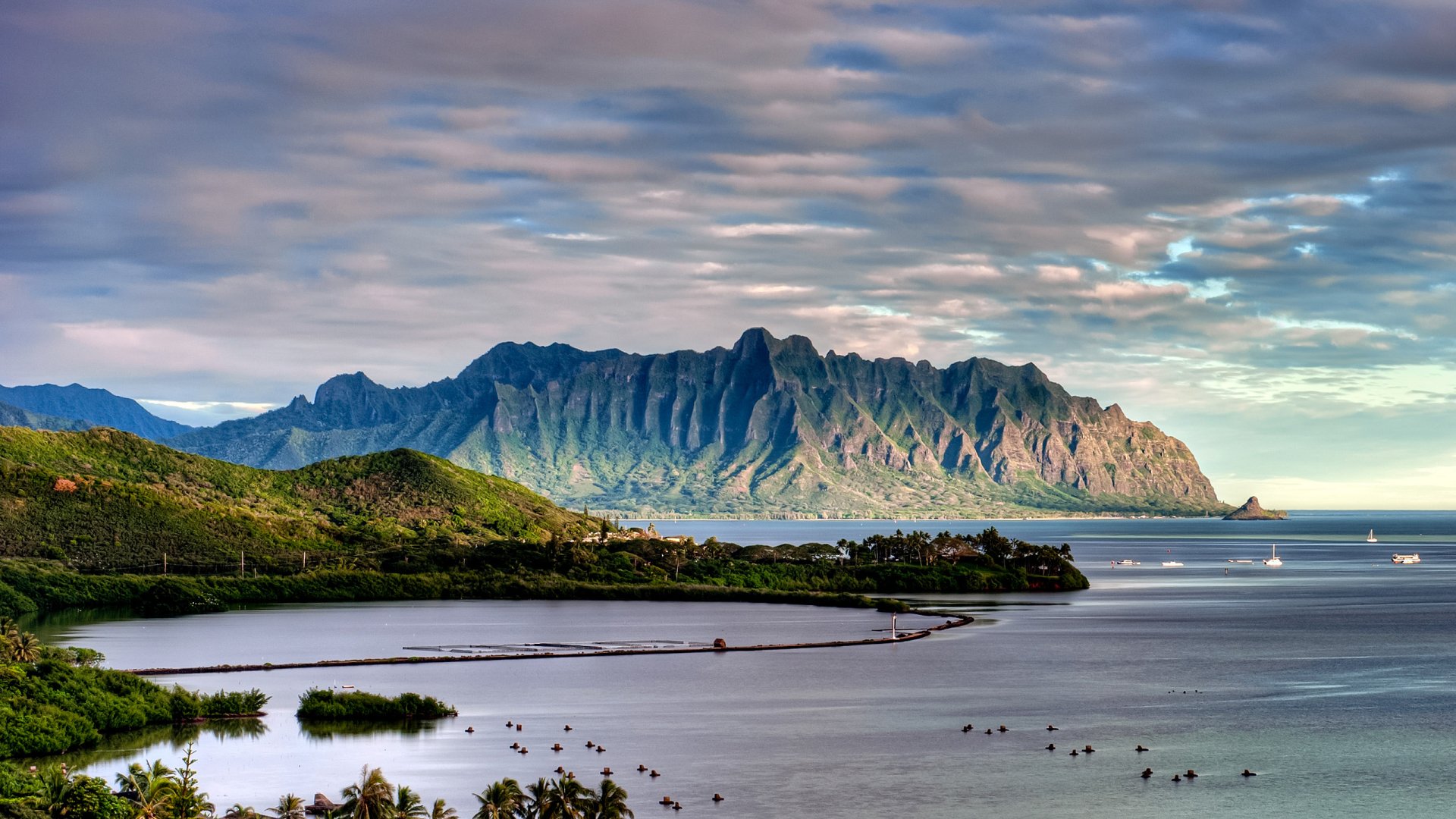 299594 Title Heeia Fish Pond And Kualoa Artistic - He Eia Fish Pond ...