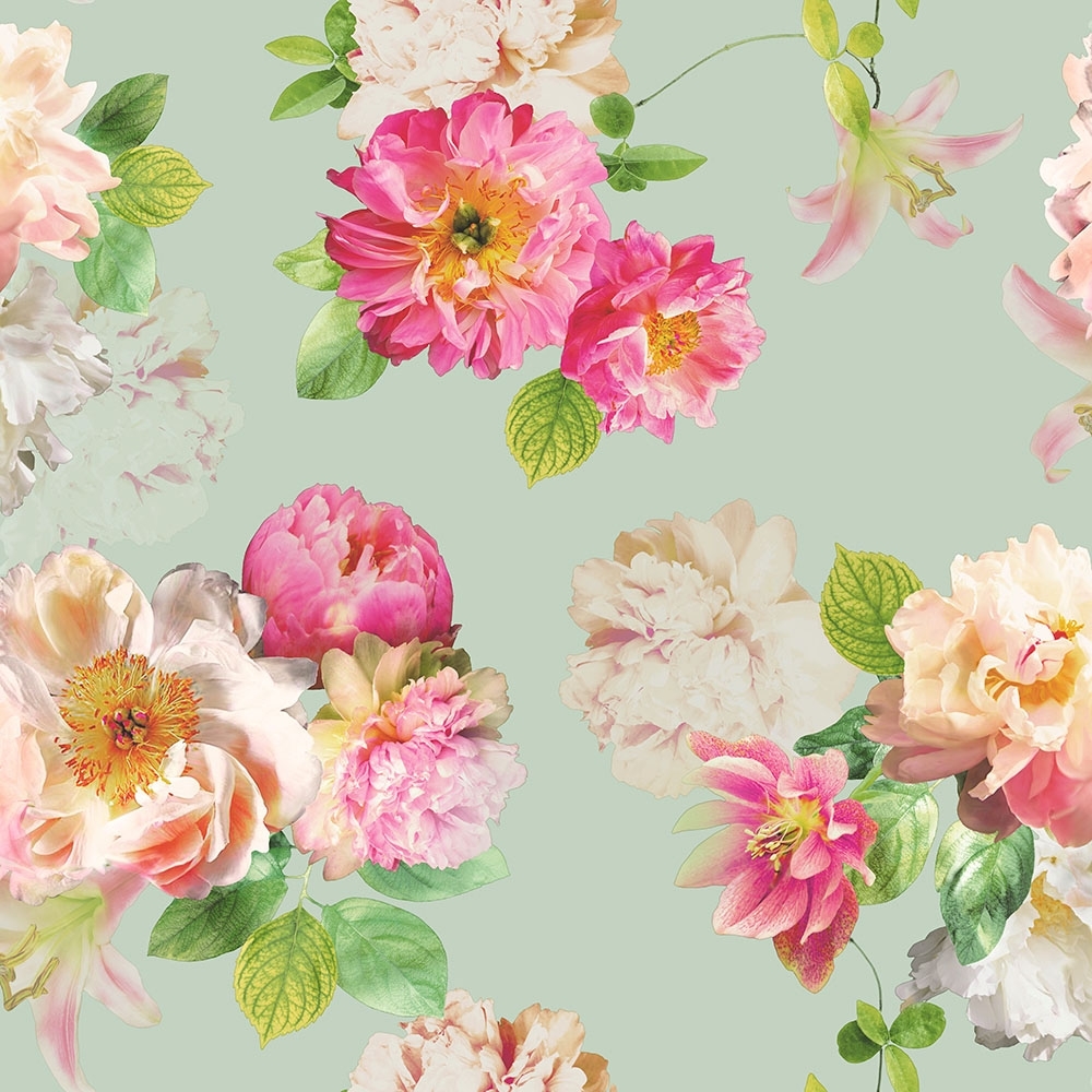 papel tapiz floral brillo,rosado,flor,diseño floral,modelo,pétalo