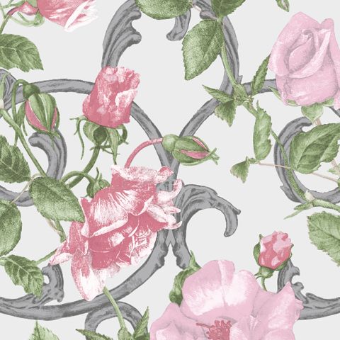 muriva rose wallpaper,rosado,flor,modelo,planta,diseño