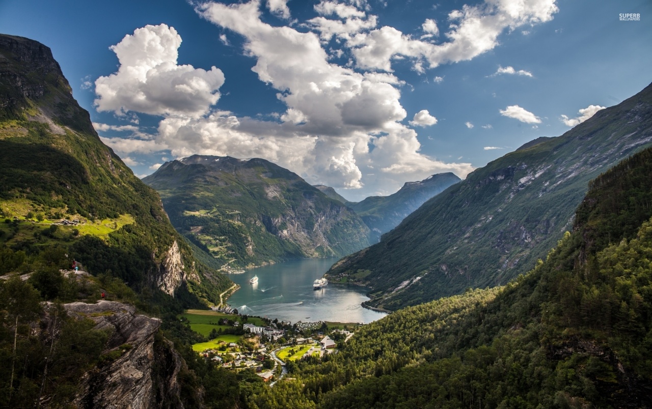 carta da parati norvegese,montagna,paesaggio naturale,natura,fiordo,valle