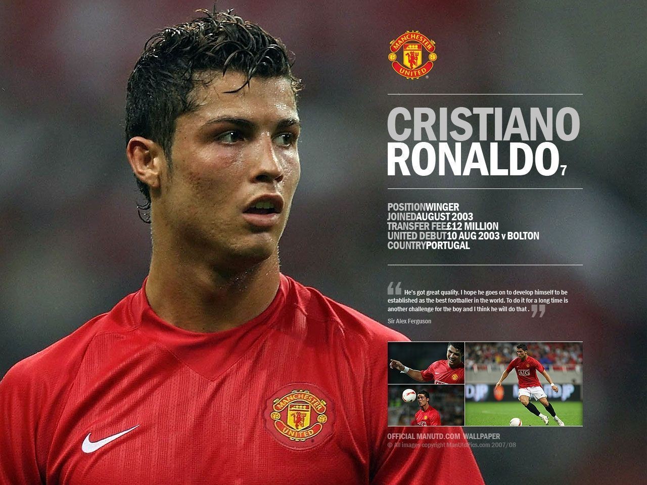 Ronaldo Football Team Name WallpaperUse