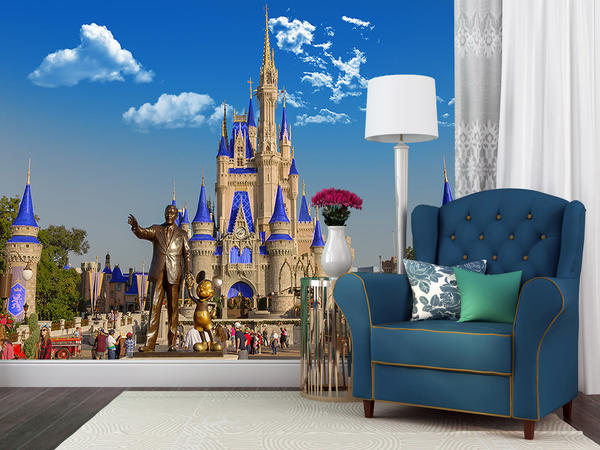 Walt Disney World Mural- WallpaperUse