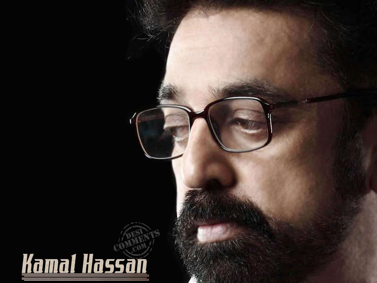 kamal hassan wallpaper,occhiali,barba,bicchieri,fronte,baffi